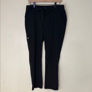 Grey's Anatomy Black Scrub Pants Straight Leg Design